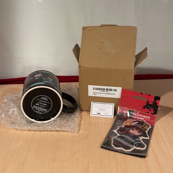 Fire Force Ceramic Coffee Mug/Vanilla Air Fresher. - Picture 5 of 8